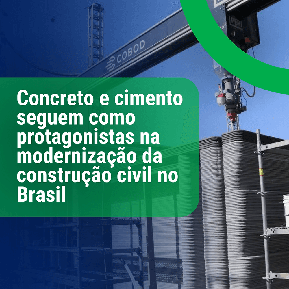 Concrete and cement remain protagonists in the modernization of civil construction in Brazil